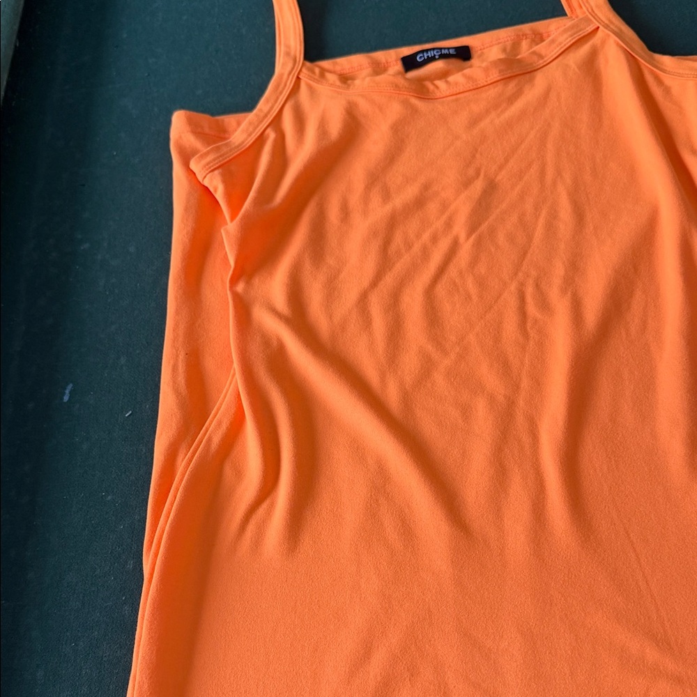 Chic Bright Orange Sleeveless Top. CAJA. #. 1.‎ C - Picture 6 of 6